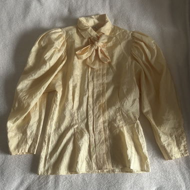 vintage blouse with neck detail