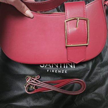 Borsa a mano Santini Firenze rossa