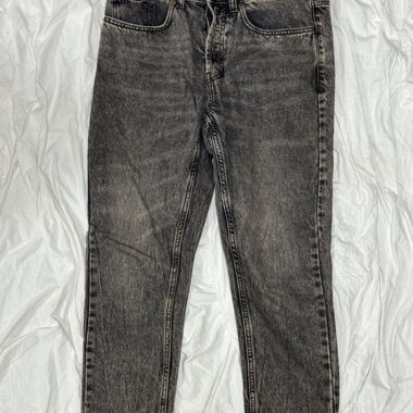 Washed Jeans Beige/Black
