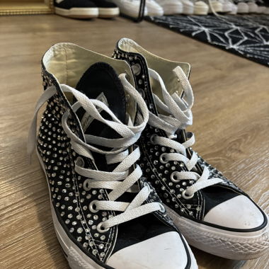 bedazzled converse