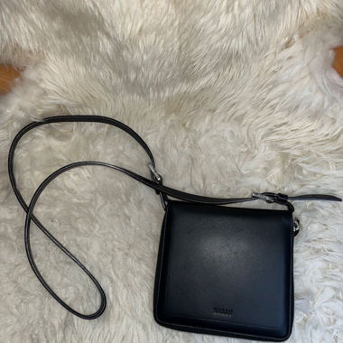 Bally Wallet Crossbody Bag Black