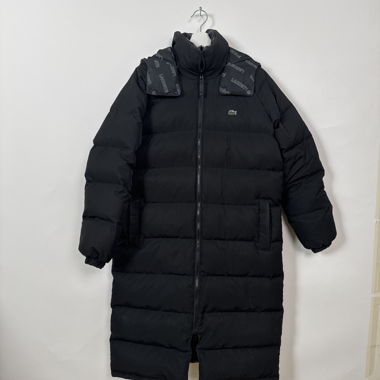 Doudoune noire Lacoste