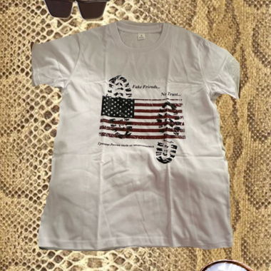 Weisses Grafik-T-Shirt