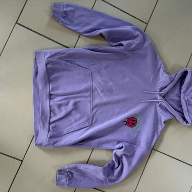 Felpa con cappuccio viola YOURTURN