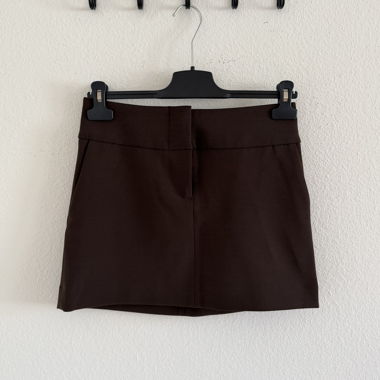 Brauner Minirock