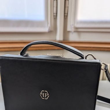 Philipp Plein Leather Box Bag