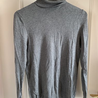 Maglione dolcevita grigio