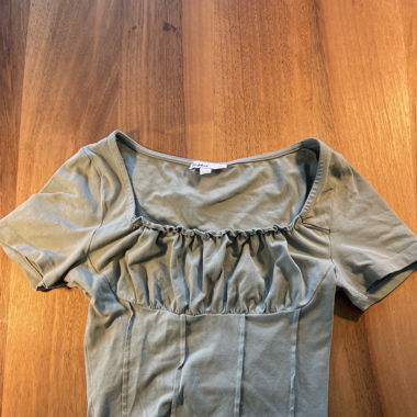 Subdued green top