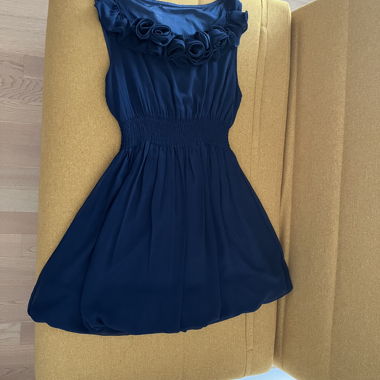 Navy blue summer dress