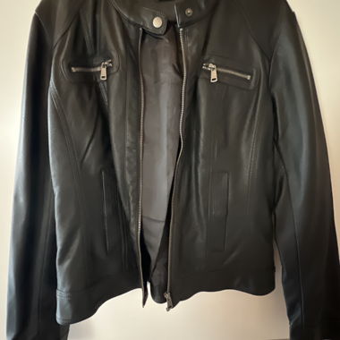 ONLY black faux leather jacket