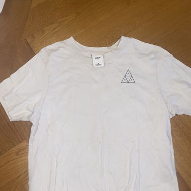 T-shirt blanc triangle HUF 