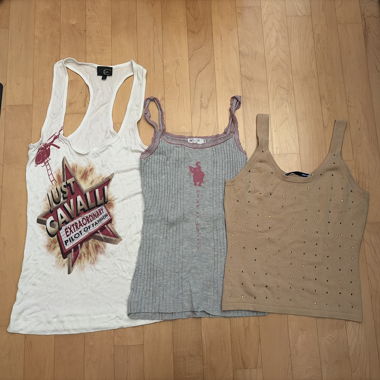 3 Damen Marken Tank Tops Set