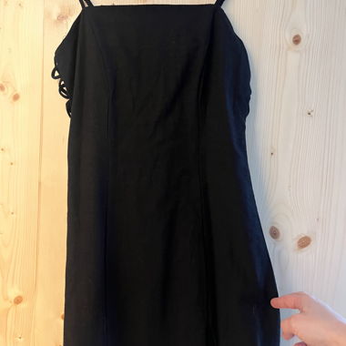 Black mini dress