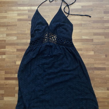 Neck halter dress