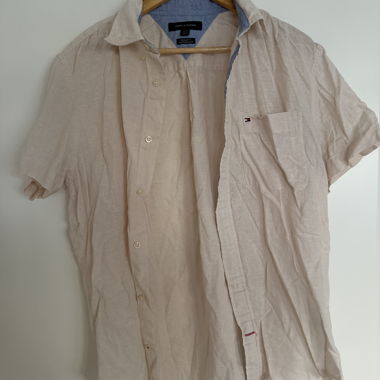 Chemise pour homme Tommy Hilfiger à manches courtes