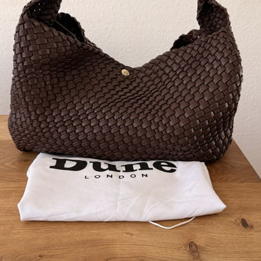 Sac en cuir tressé Dune London