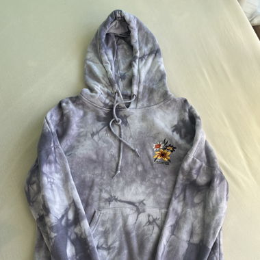 Hoodie with backprint