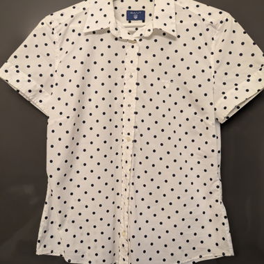 GANT Polka Dot Kurzarmhemd