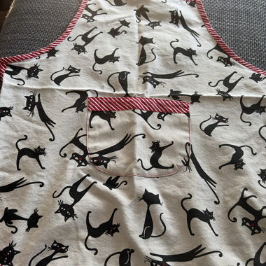 Grembiule carino con gatto