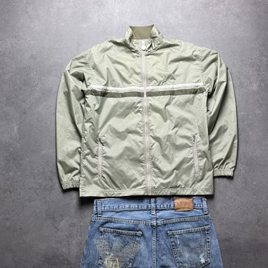 Pashanim Nike Nylon Track Jacket anni 2000 Beige M/L