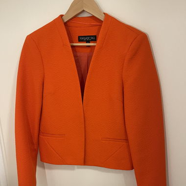Blazer Top Shop UK beautiful orange