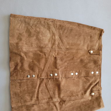 Echt Leder-Jupe, Mango