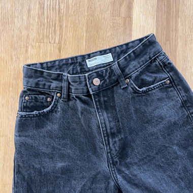 Jeans Bershka a Vita Alta Straight Gr. 34