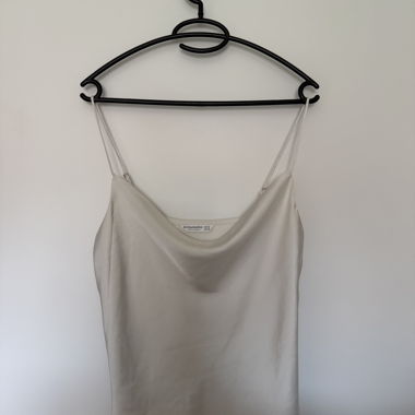 Silky Spaghetti-strap Top