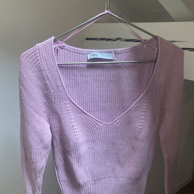 ZARA Pullover rosé lila