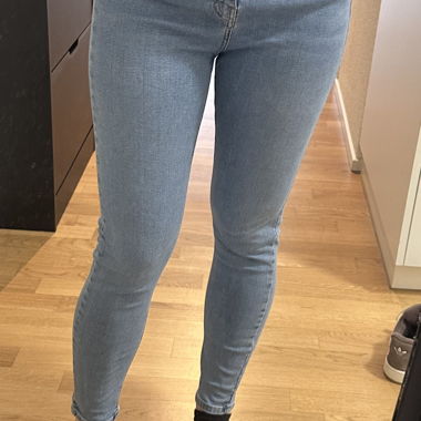 Jeans skinny azzurri chiari