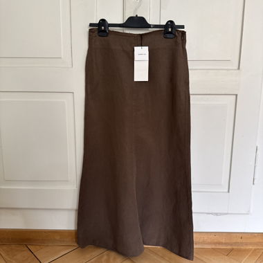 Gonna midi marrone Zara