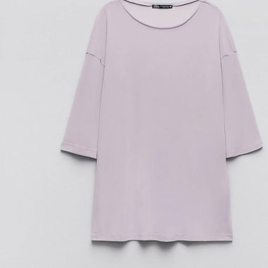 T-shirt oversize lavanda