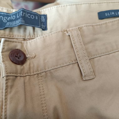Chinos Angelo Litrico kaki W36/L32