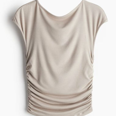 Sommer Top, Farbe Sand, Gr. S/M, BRANDNEU