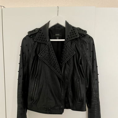 Super softe Lederjacke aus  100% Lammleder