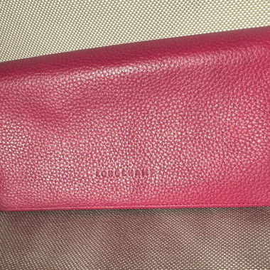Longchamp fuchsia pink wallet