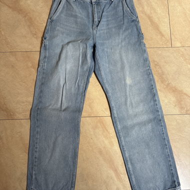Jeans Carhartt RW relaxed straight blu