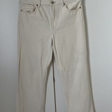Jeans bianco crema