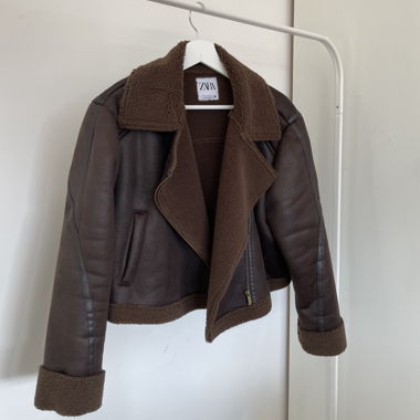 Zara brown short coat