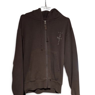 Cactus Jack hoodie zippé marron S