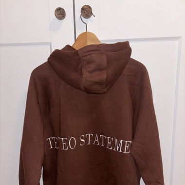 TEVEO SWEATER ZIPJACKE BROWN