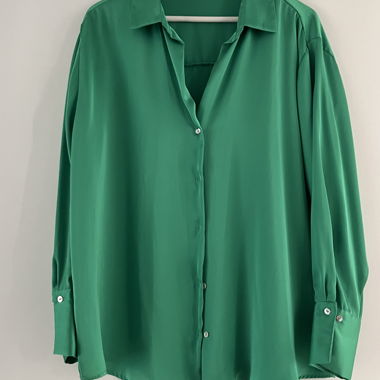 Chemisier vert ZARA
