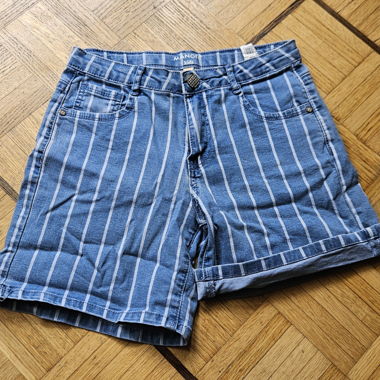 Pantaloncini in jeans a righe MANOR kids