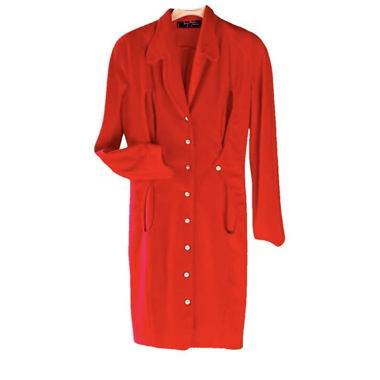 Cappotto rosso Thierry Mugler