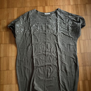 Casual T-Shirt Dress Star Print Oversized Fit 