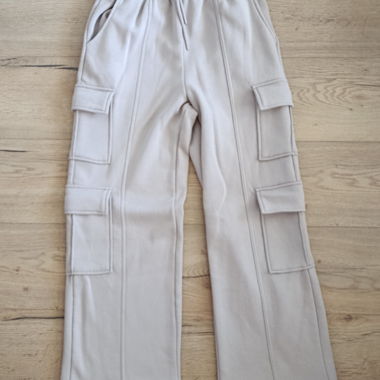 Pantalon cargo beige