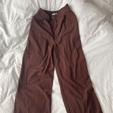 Stoffhose Wideleg