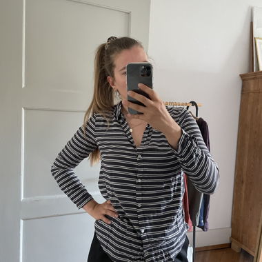 Striped Long-Sleeve Blouse Tom Tailor