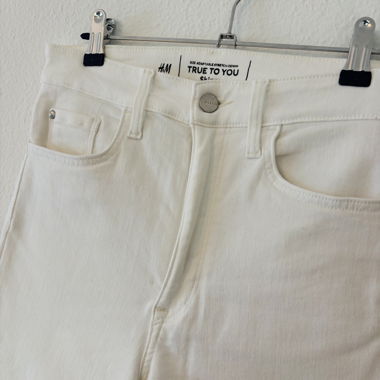 Jeans skinny blanc H&M