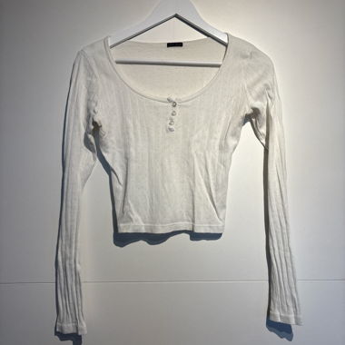 Maglia maniche lunghe bianca Brandy Melville